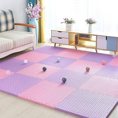 Amazon おしゃれ 60 60 1 2 6 ジョイントマット ラグ マット タイルカーペット パズルマット 3畳 6畳 4 5畳 洗える キッズ 赤ちゃん 子供 子供部屋 ベビー カラー ラグ クッションマット転倒防止 プレイマット 防音 抗菌 組み合わせマット ジョイントマット オンライン通販
