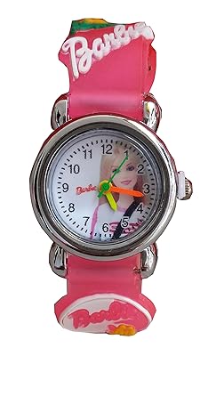 S S TRADERS-BarbieSteel Analog Kids Watch For Girls,Good Gift item for Kids