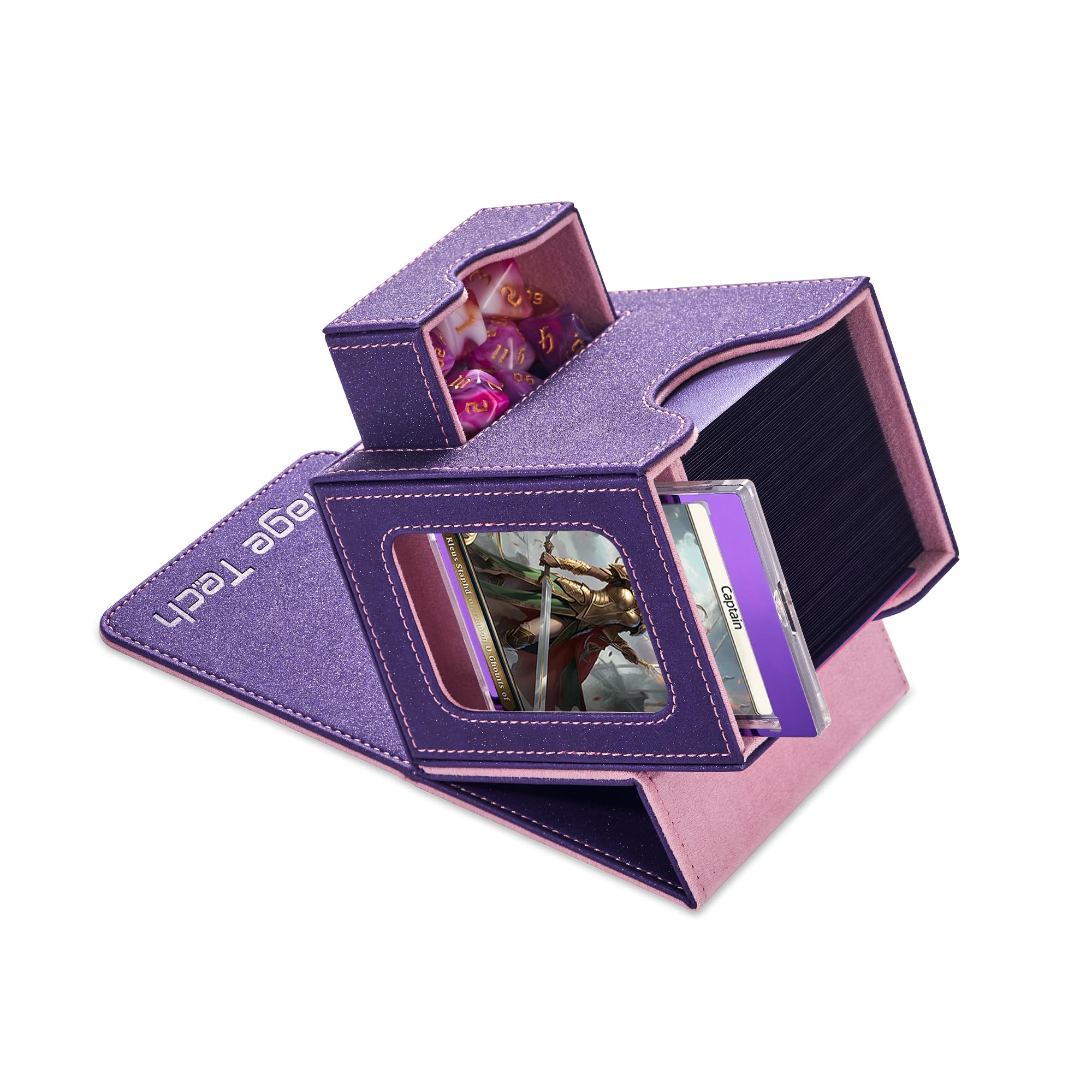 Mage Tech Card Deck Box for MTG Commander