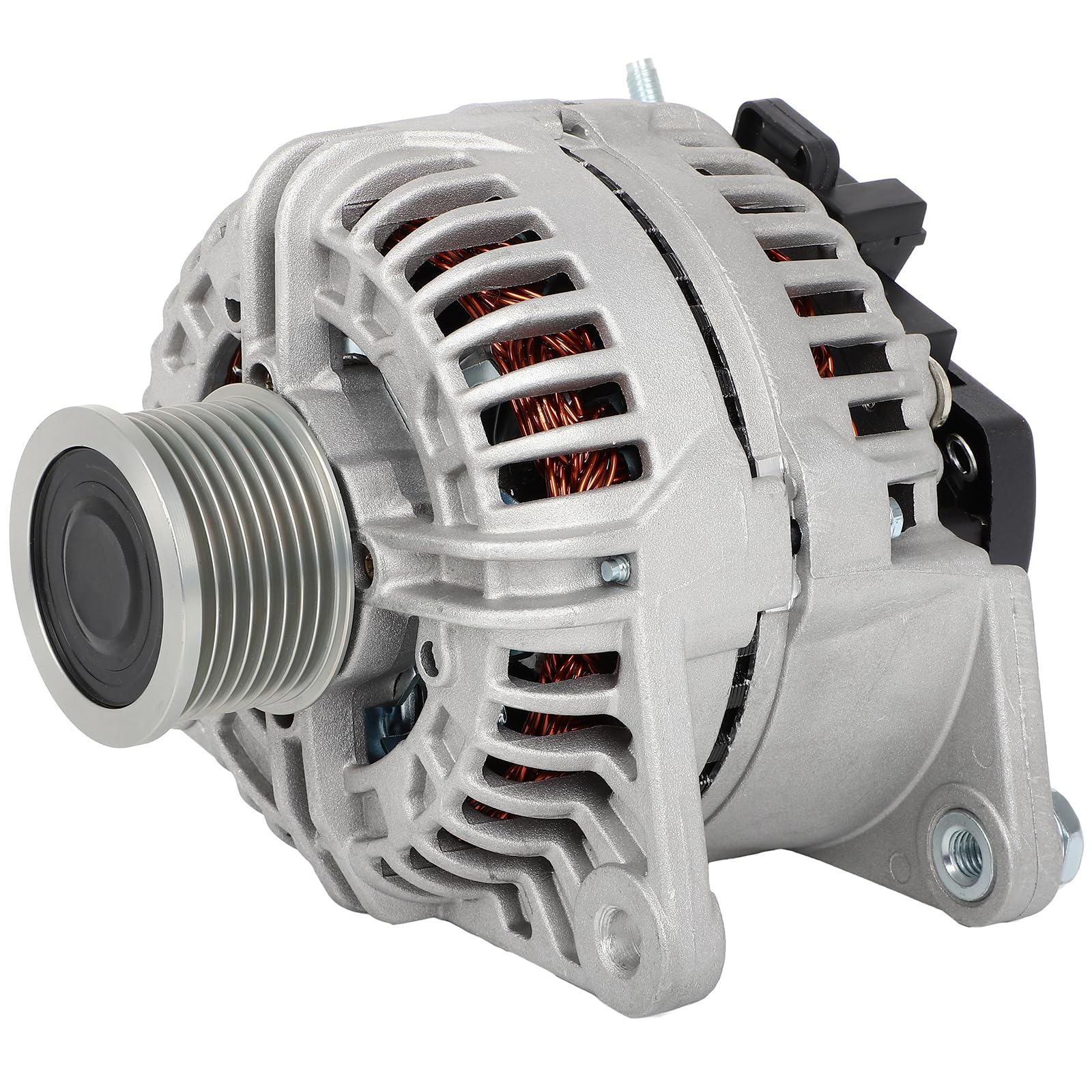 Photo 1 of SCITOO Alternator Fits for Toyota for FJ Cruiser 2007-2010,for Toyota for Tacoma 2005-2015,for Toyota for Tundra 2006-2010 - 12V 136Amp CW 8 Pulley Grooves, Replace OE 11239 0124525129 56028732AC