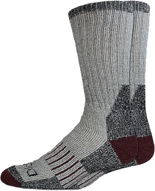 Dickies Men's Heavy Weight Wool Blend Thermal Crew Socks, Black (2 Pairs),  Shoe Size: 6-12 at Amazon Men's Clothing store