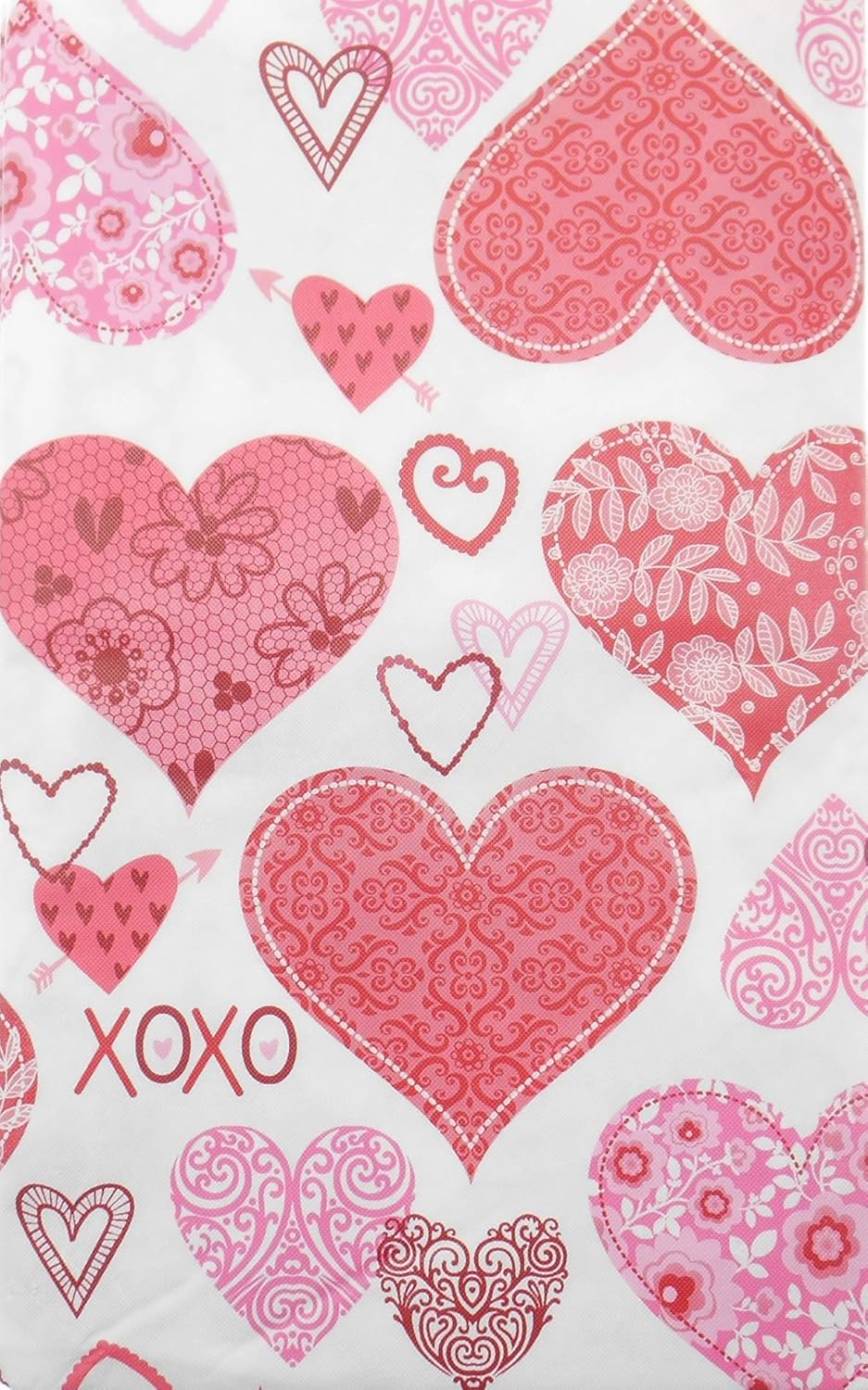 Amazon.com: vinyl tablecloth valentine's day lace and patterned hearts Amazon.com: Vinyl Tablecloth Valentine's Day Lace and Patterned Hearts