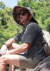 Men's Fishing Shirts with Zipper Pockets UPF