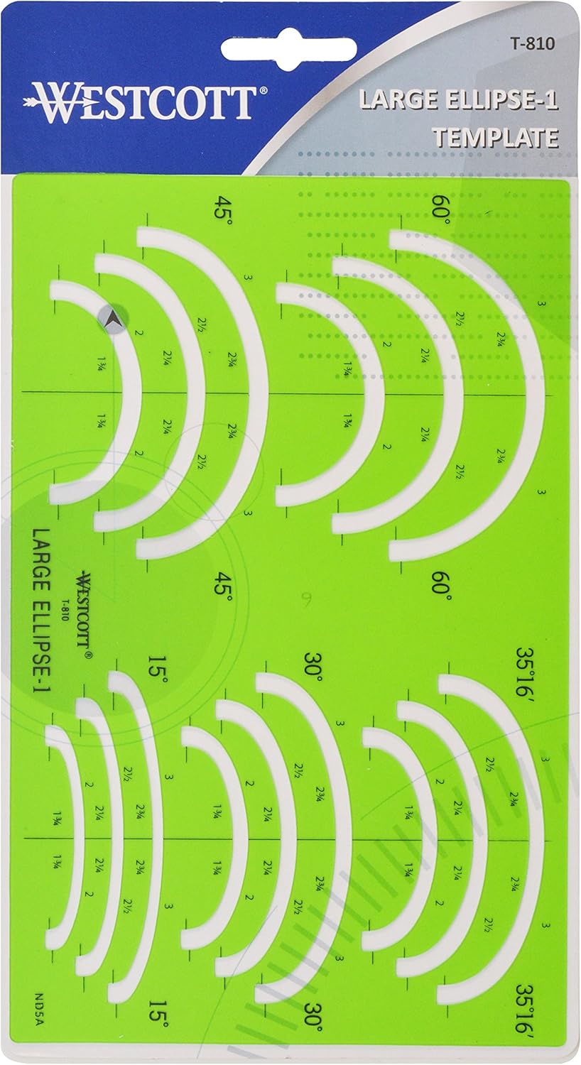 Westcott Technical Drawing Template (T-810) : Office Products