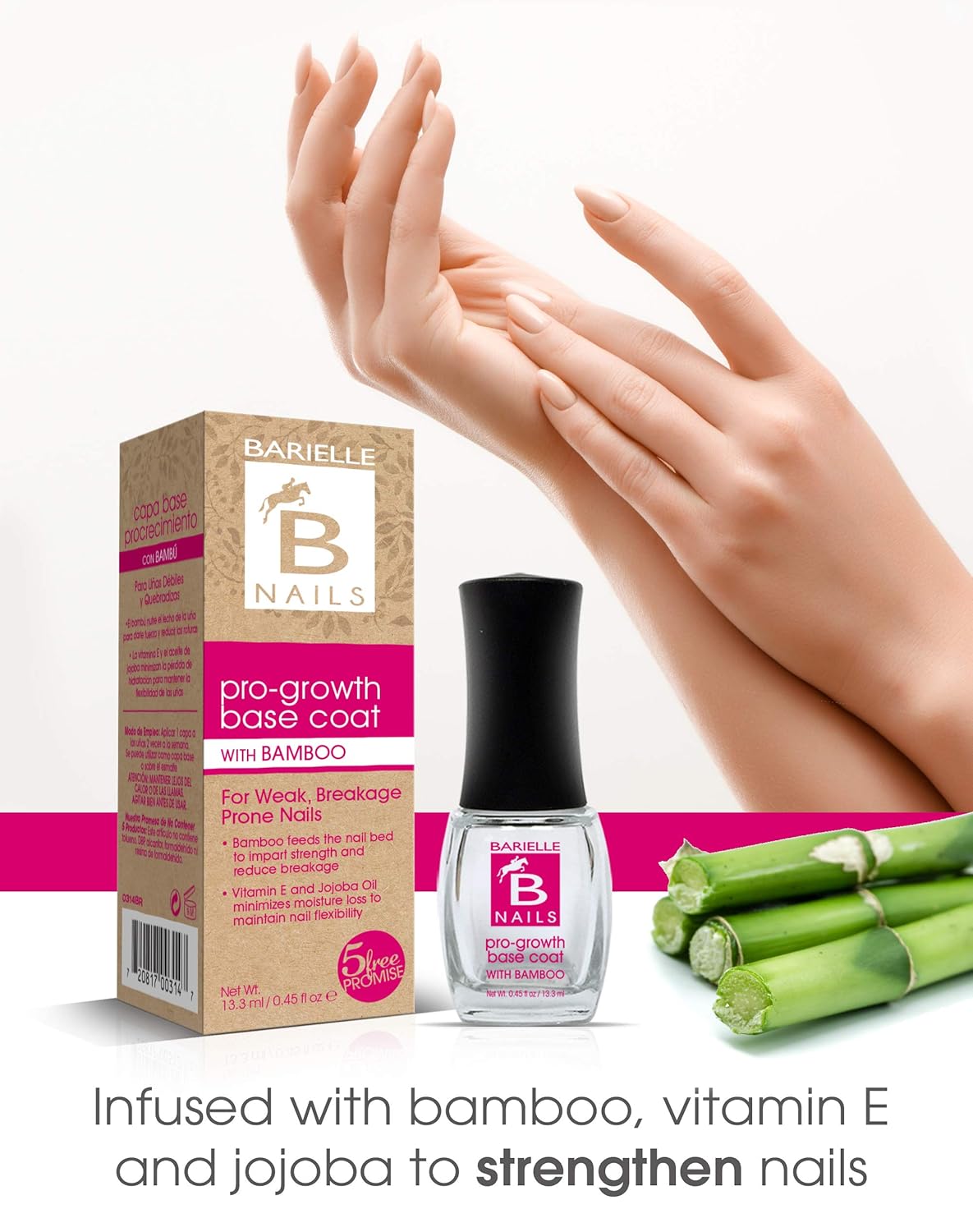 Barielle Nails Pro-growth Base Coat : Beauty