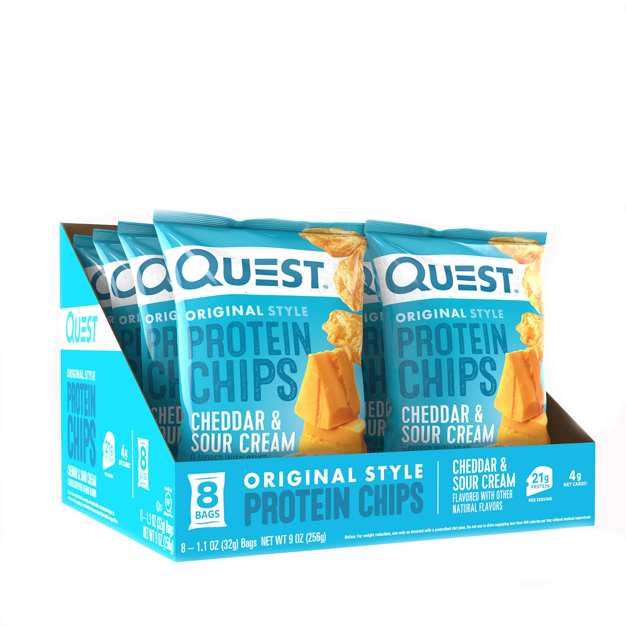 Quest Protein Chips Cheddar & Sour Cream 8-Pack