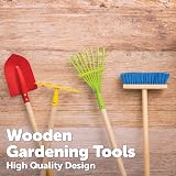 Toyrific Little Roots 4 Piece Long Handle Garden Tool Set for Kids view 4
