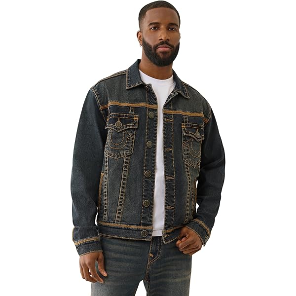 True Religion Men's Super T Oversized Velvet Jacket - Horseshoe