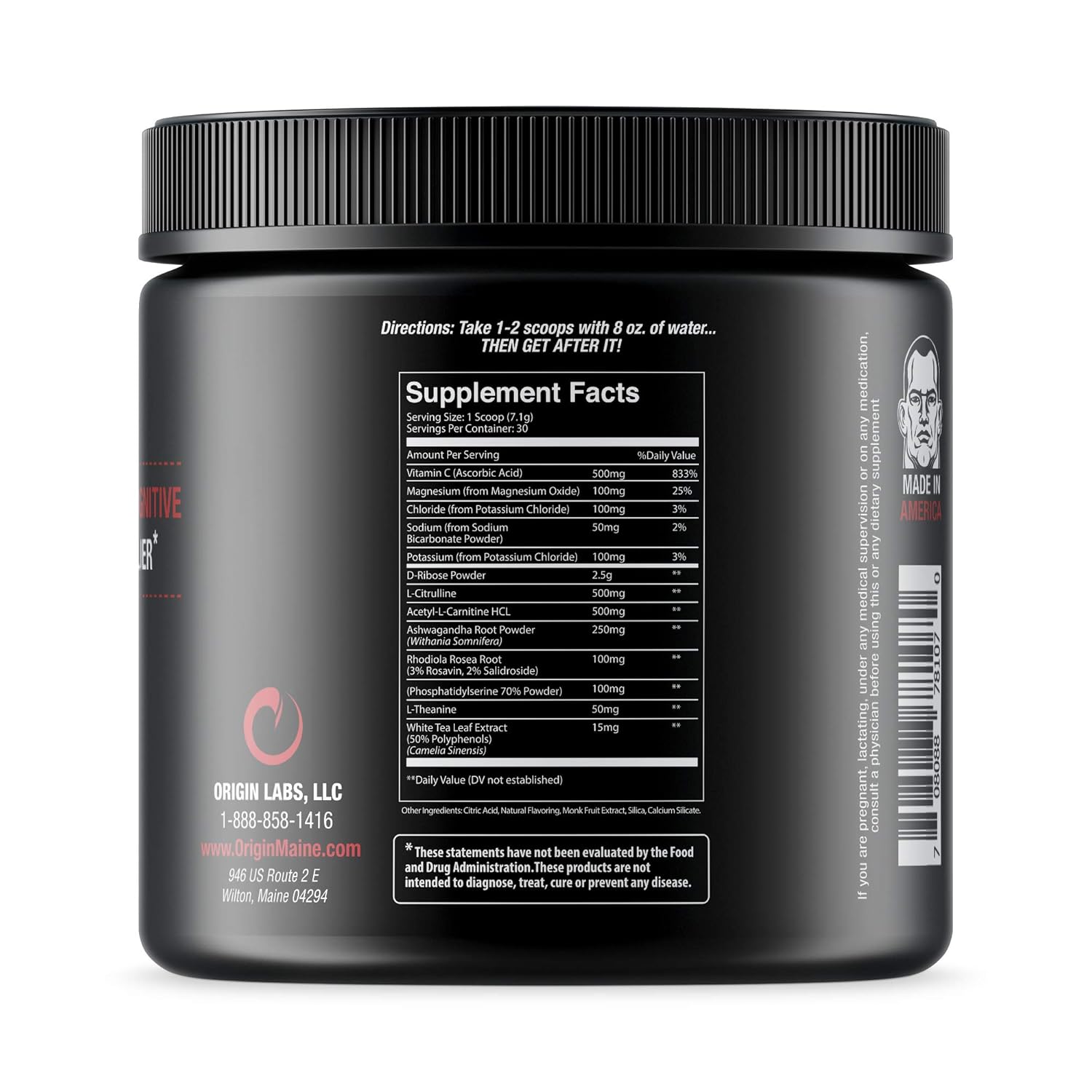 Jocko Discipline by Origin Labs AllNatural PreMission Dietary