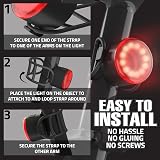 Hybrid Sport Hybrid LED Bike Lights Front & Rear USB Rechargeable 6 Modes view 7