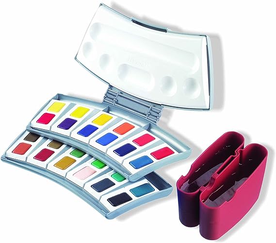 Pelikan 721894 - Caja de Acuarelas (24 Unidades)[Importado de Alemania]: Amazon.es: Juguetes y juegos