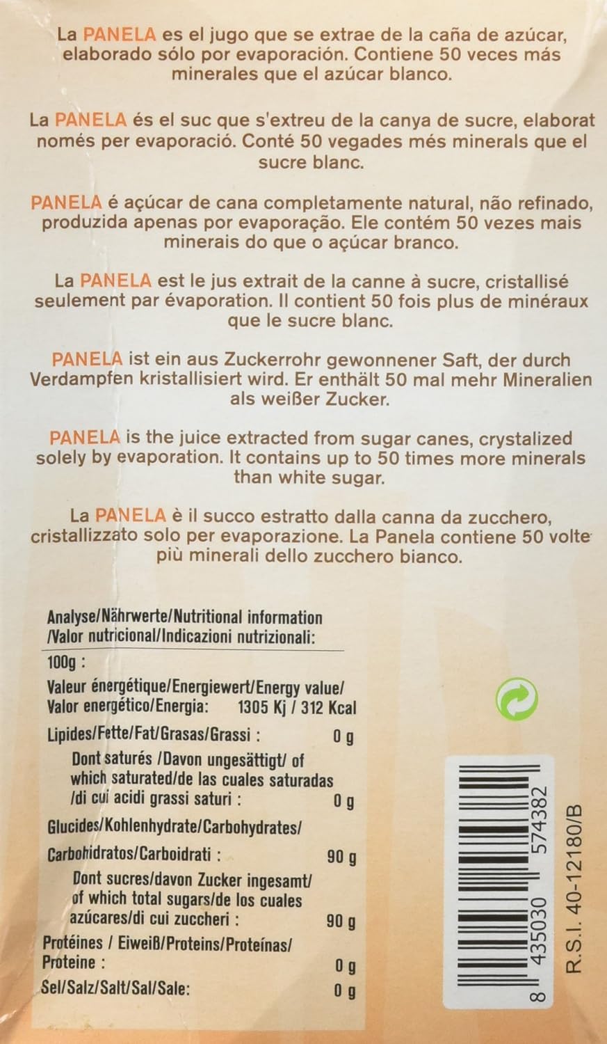 Alternativa3 Azucarillos De Cana Panels Ecuador Bio 600 Gr Amazon Es Alimentacion Y Bebidas