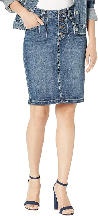 liverpool denim skirt