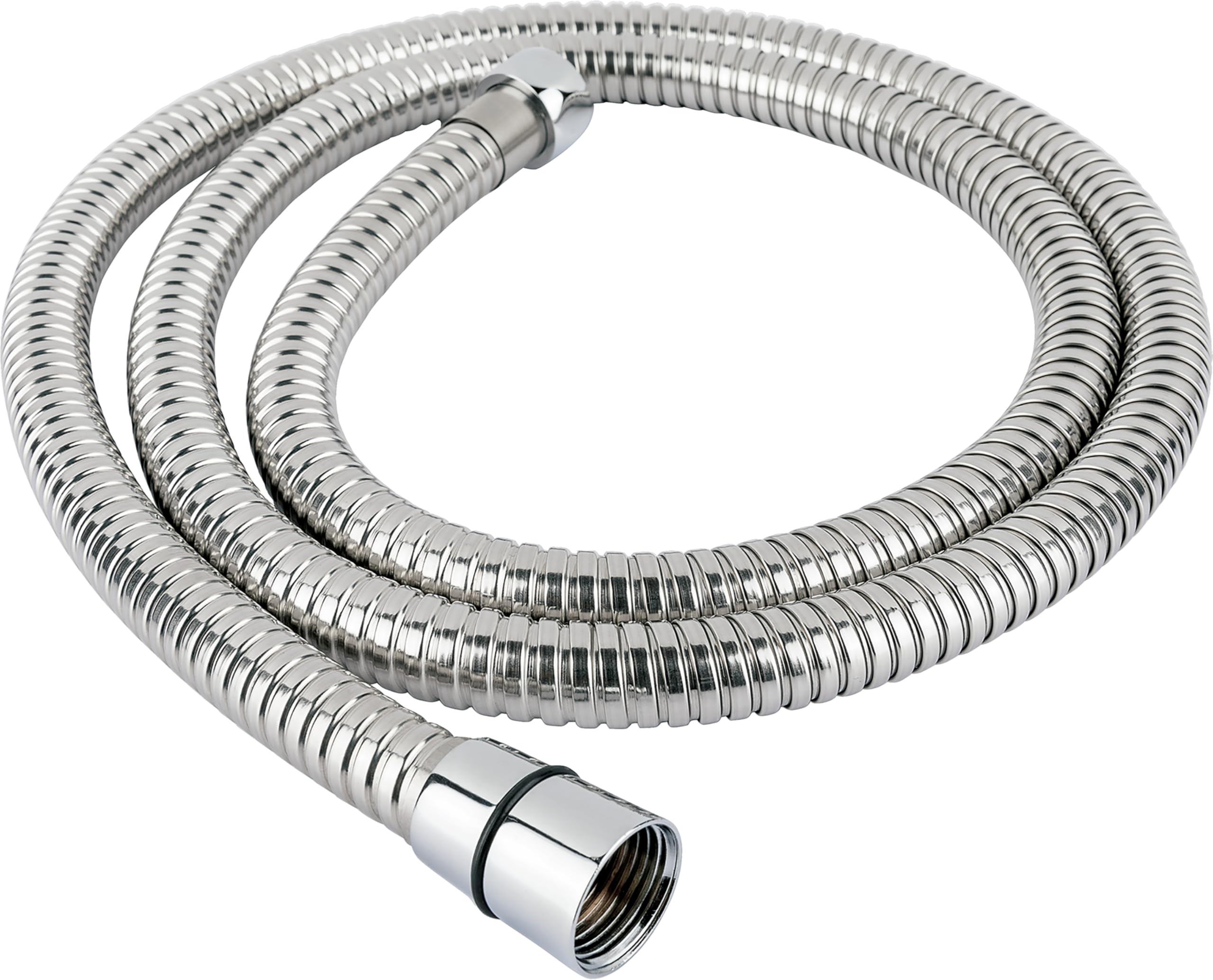 Bristan HOS 200CN01 C Shower Accessory 2.0m Cone to Nut Shower Hose - 8mm Bore, Chrome
