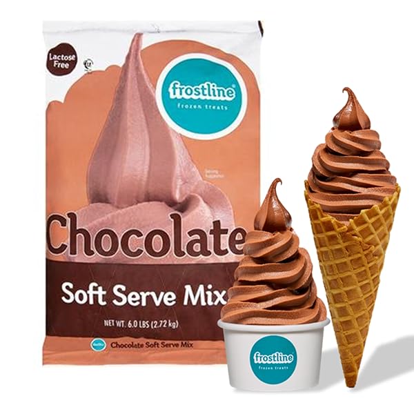 FROSTLINE CHOCOLATE SOFT SERVE ICE CREAM MIX, LACTOSE...