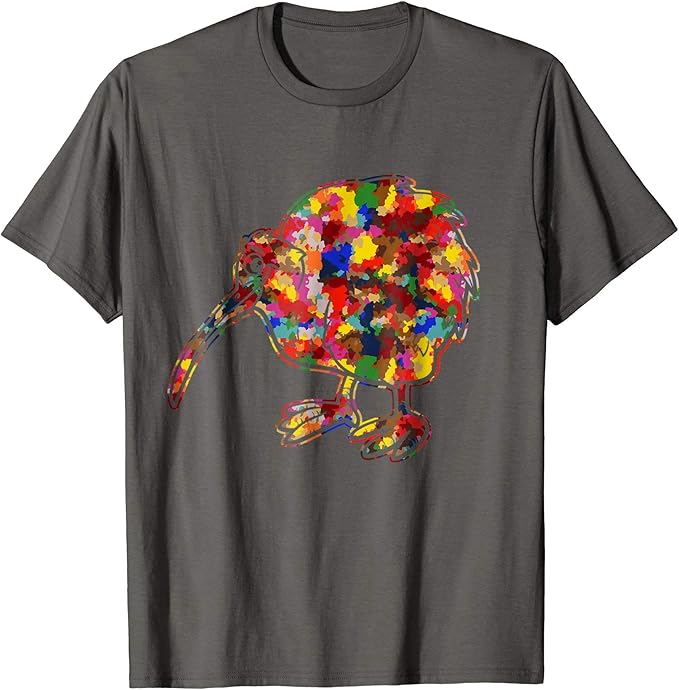 Amazon.com: Kiwi Bird Shirt - Cute Kiwi Bird Colorful T shirt: Clothing