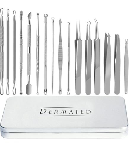 MENOLY Blackhead Remover Pimple Popper Tool Kit-10 Pcs