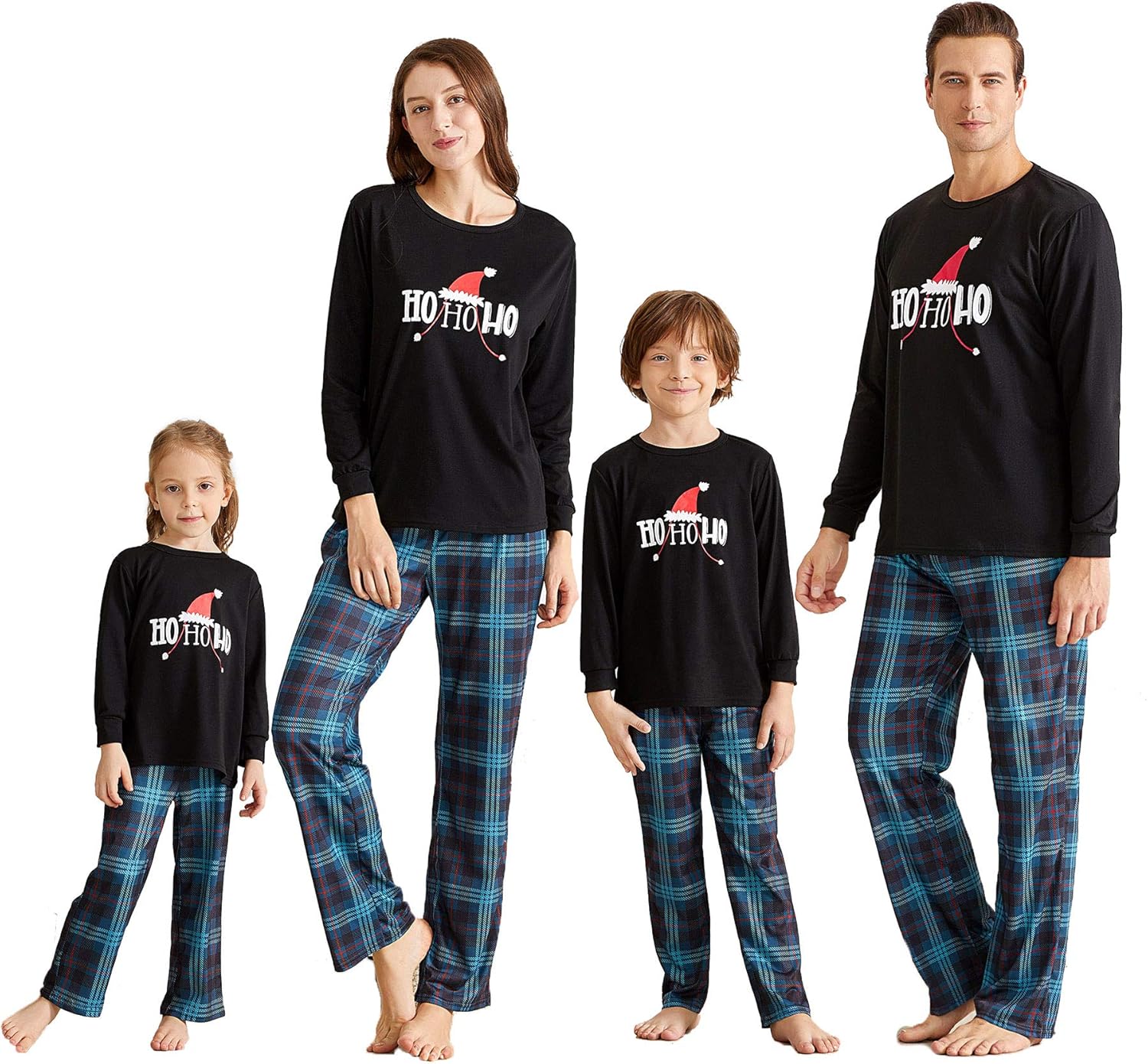 Weihnachtspyjama Familie - Matching Weihnachtsoutfits Für Baby, Kinder & Erwachsene