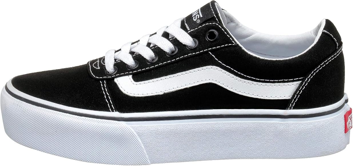 low top platform vans