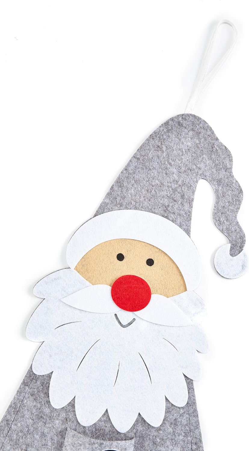 HEITMANN DECO Christmas, Advent calendar in Santa Claus shape to hang and fill yourself, Christmas decoration - Image 3
