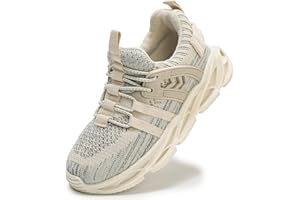 DADAWEN Toddler/Little Kid Boys Girls Lightweight Breathable Sneakers Strap Athletic Tennis Shoes for Running Walking