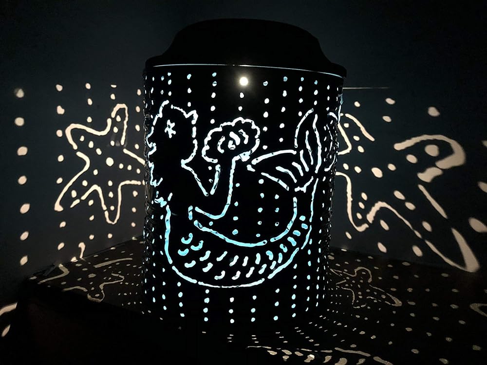 mermaid solar light