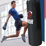 Senshi Japan Outdoor Heavy Filled Punch Bag 3ft with Bracket Set view 4