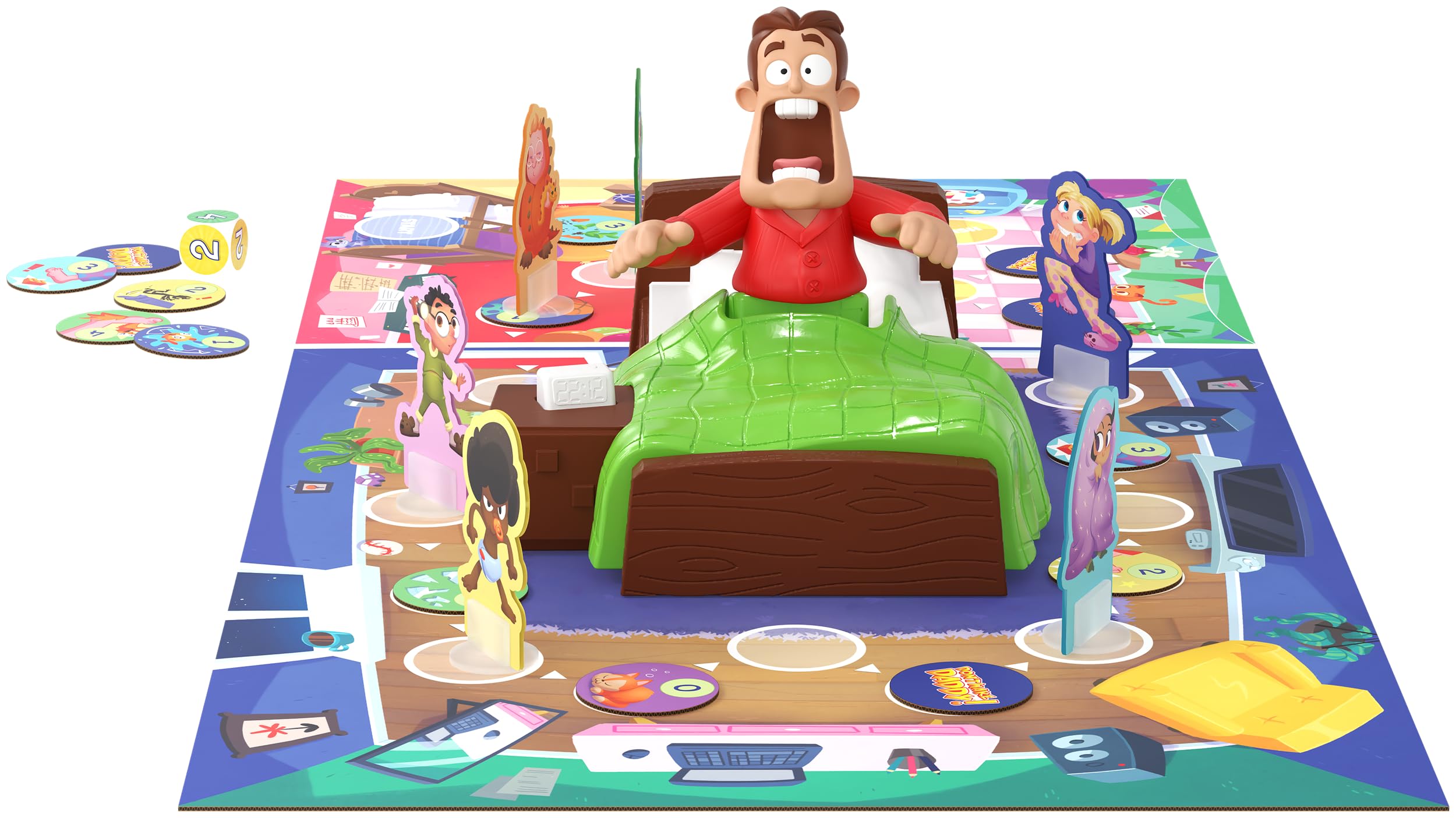 Goliath Don't Wake Daddy Board Game | Surprise Action Game for Kids | 2-6 Players, Ages 4+