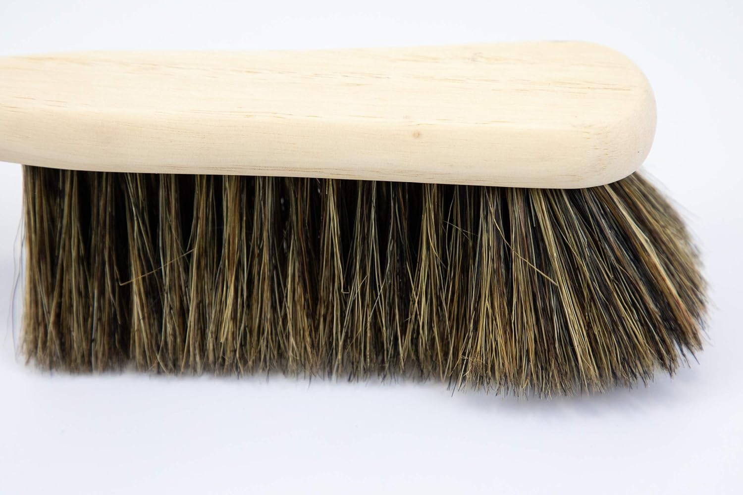Traditional Pure Bristle Natural Hand Brush Super Soft Real Hair Banister Brush, Beige - Image 4