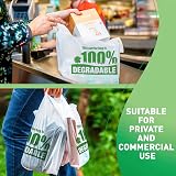Sabco 100% Degradable Vest Carrier Bags Large 13x19x23" Eco Friendly Plastic view 5
