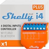 Shelly Plus i4 WiFi Smart 4-Digital Inputs Controller Alexa App No Hub Required view 1