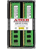 A-Tech 8GB (2x4GB) DDR3 1600MHz PC3-12800 CL11 DIMM 240-Pin Non