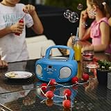 groov e Original Boombox Portable CD Player with Bluetooth Pink view 5
