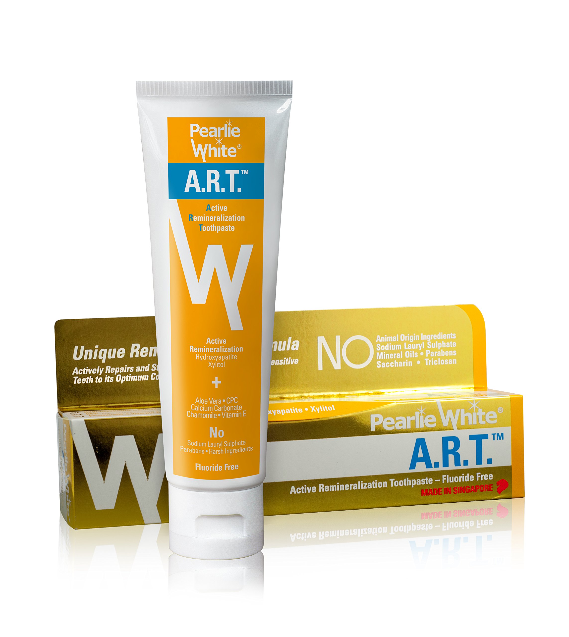 Pearlie White Active Remineralization Toothpaste Fluoride Free (3.8oz