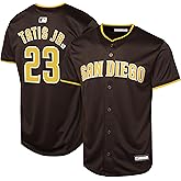Fernando Tatis Jr. San Diego Padres MLB Kids Youth 8-20 Brown Alternate Player Jersey