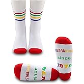 JXGZSO 2 Pairs OES Socks OES Sorority Socks SISTARhood since 1874 Sorority Socks Gifts