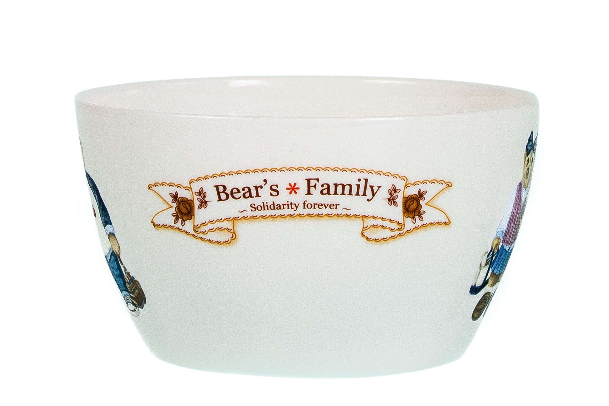 Teddy Bear Bowl: Pink and Blue, 15 Fl Oz, Premium Ceramic, BPA-Free, Kids Bowl, Cereal Bowl, Multipurpose Bowl for Salad, Fruit, Dessert, and Snacks, Perfect for Kids and Adults