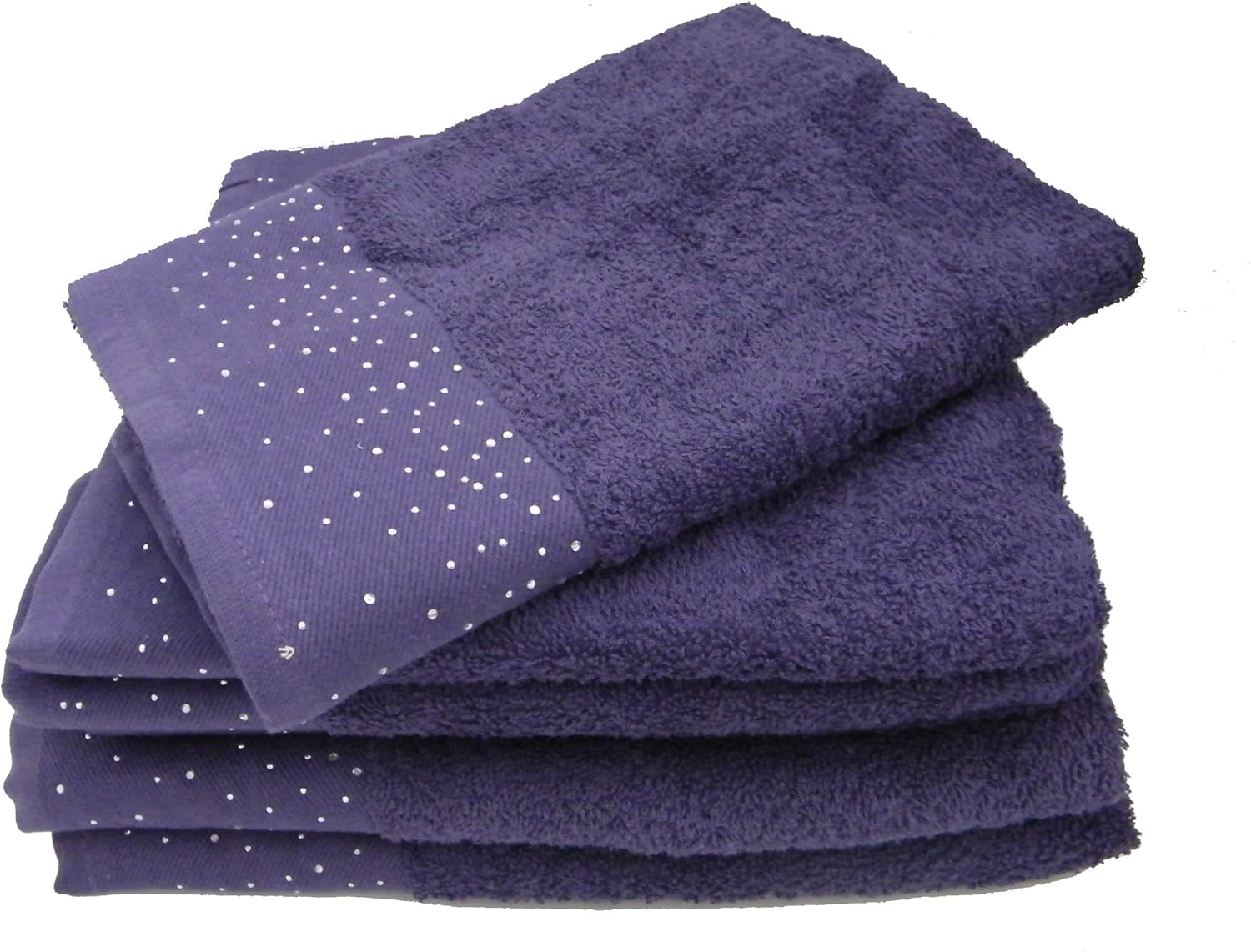 Diamante Detail Towels Amazon.co.uk Kitchen & Home