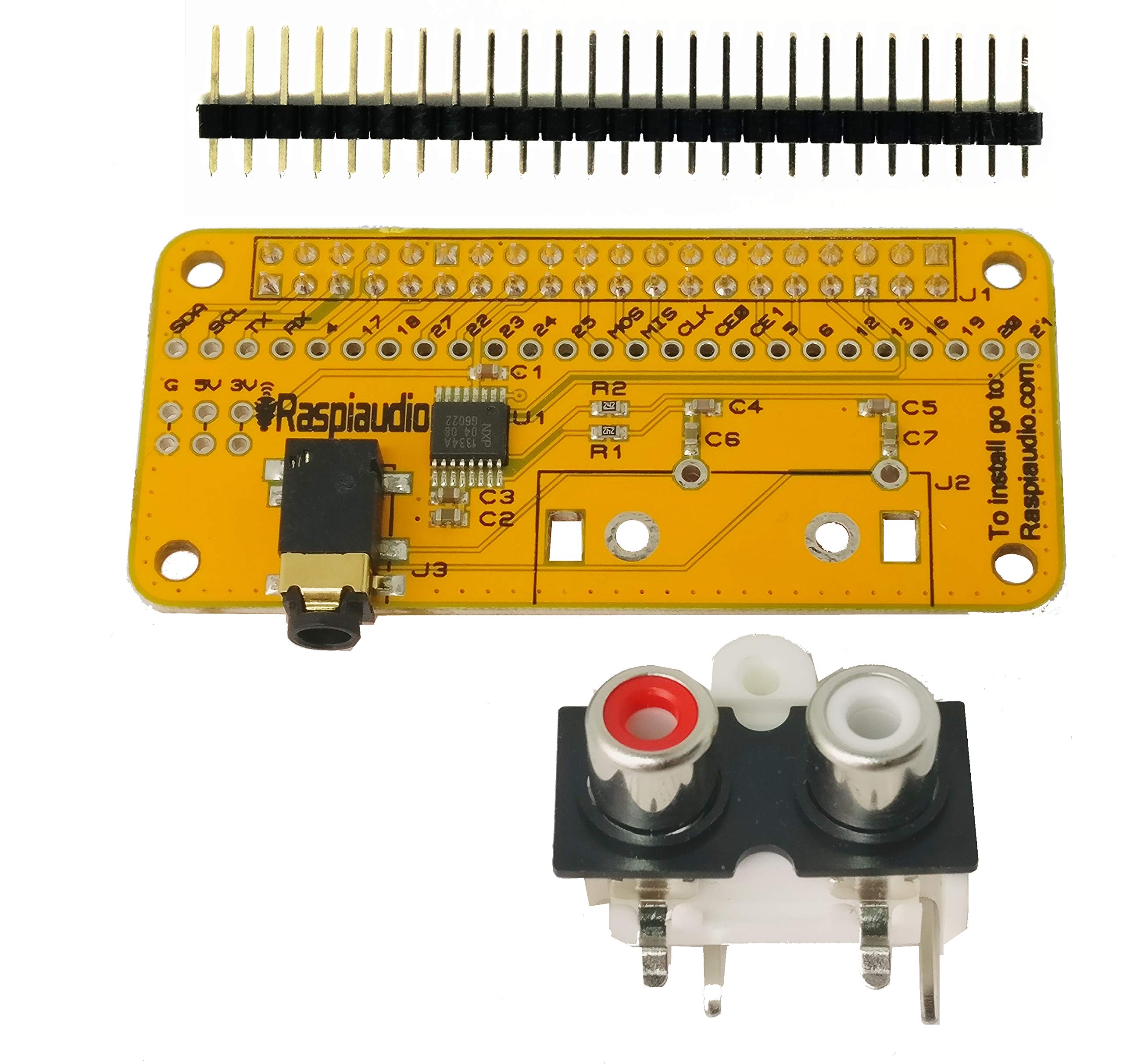 Audio DAC HAT Sound Card (Audio+) for Raspberry Pi Zero/A+ / B+ / Pi 3 Pi 4 / Better Quality