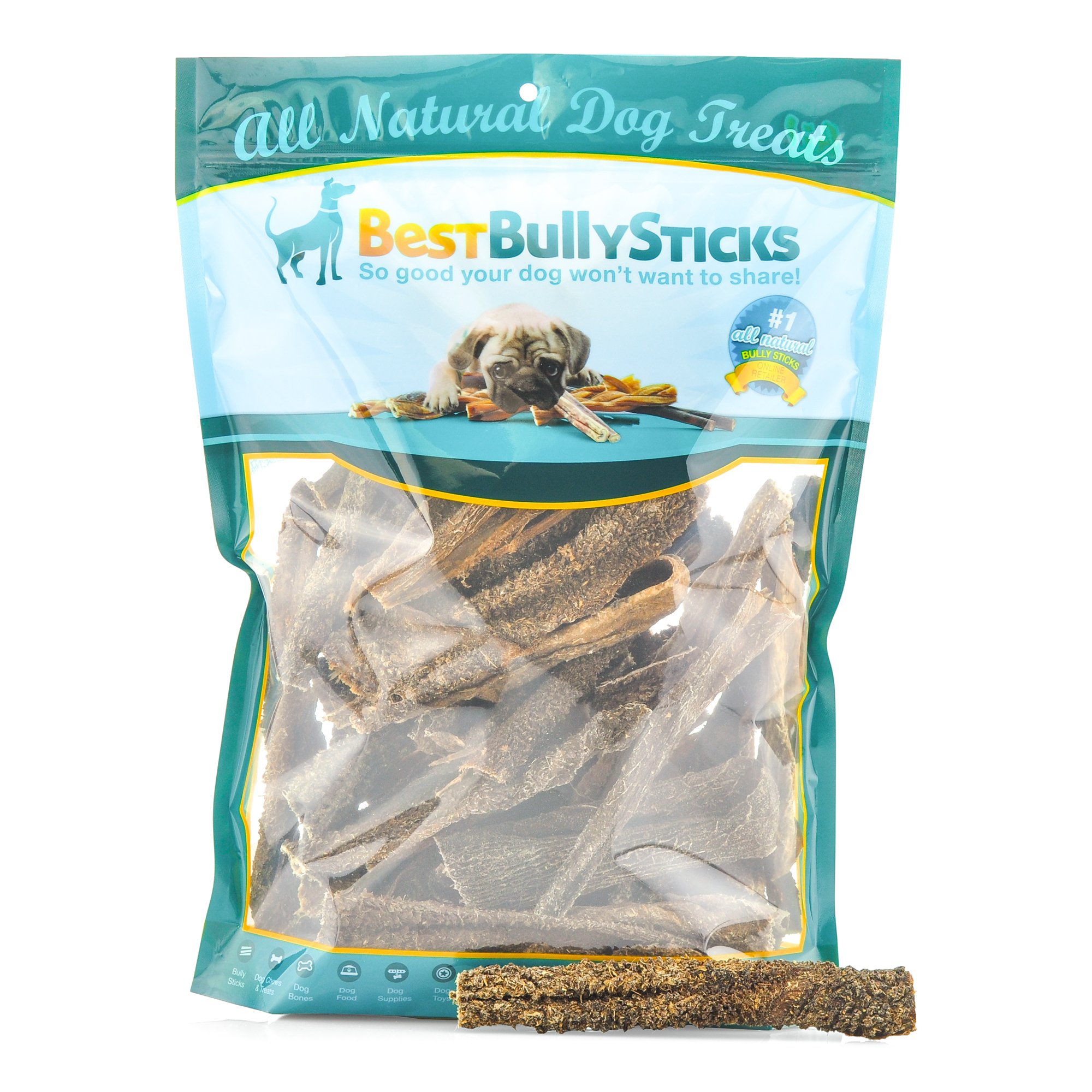 Best Bully Sticks 100 Natural Green Tripe Dog Treats by (2 Pounds