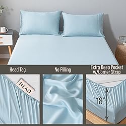 Bella Coterie Luxury Bamboo Queen Size Fitted Sheet