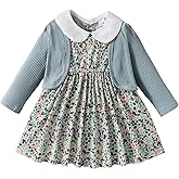 Mioglrie Toddler Baby Girl Dress Fall Winter Outfits Coat Baby Girls Dresses 6 9 12 18 24 Months 2t 3t Girl Clothes