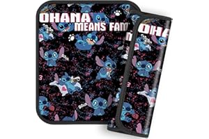 Akkya 2 Pack Seat Belt Cover Pad Seatbelt Covers Cushion Car Seat Strap Pads for Kids Carseat Shoulder Strap Belt Protector Cute Funny Cartoon Stroller Shoulder Cushion Children Car Seat Accessories