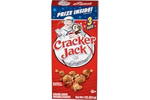 Cracker Jack Popcorn & Peanuts, Caramel Coated,1 Ounce (Pack of 3)