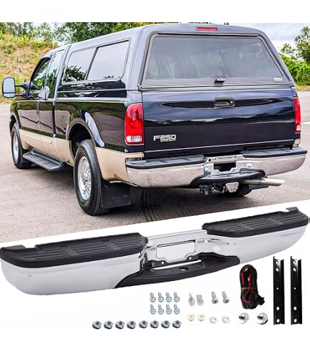 thumbnail image 2 of Perfect Fit Rear Bumper Step Pads – Left & Right, 1999-2007 Ford F-250 F-350 F-450 F-550 Super Duty 2 of 5