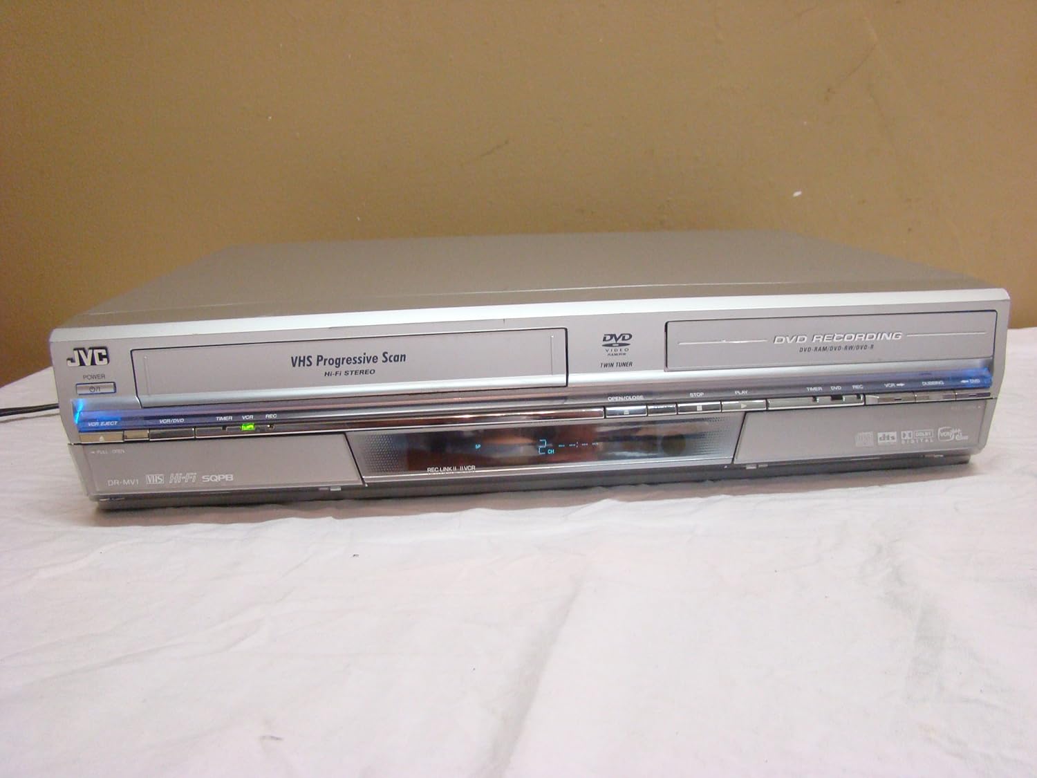 Amazon.com: JVC DR-MV1SU DVD RECORDER & Hi-Fi VHS VCR Combo/ DUAL TUNER:  Electronics