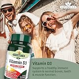 Natures Aid Vitamin D3 4000IU Super Strength 60 Tablets Veggie view 2