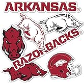 Desert Cactus University of Arkansas Sticker Razorbacks U of A Hogs Vinyl Decals Laptop Water Bottle Car Scrapbook Sheet T2 (Type 2)