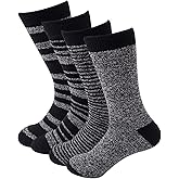 Sock Amazing Stylish Men‘s 4 Pairs Thermal Socks for Winter Extreme Cold Weather Thick Crew Boot Socks