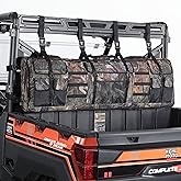 KEMIMOTO UTV Double Tool Bag, Hunting Tool Holder Rack Soft Carrier Case | Fits Most UTV Roll Cages, Storage Bag, Water-Resistant, Compatible with Polaris Ranger Mule Uforce, General UTVs, Camo